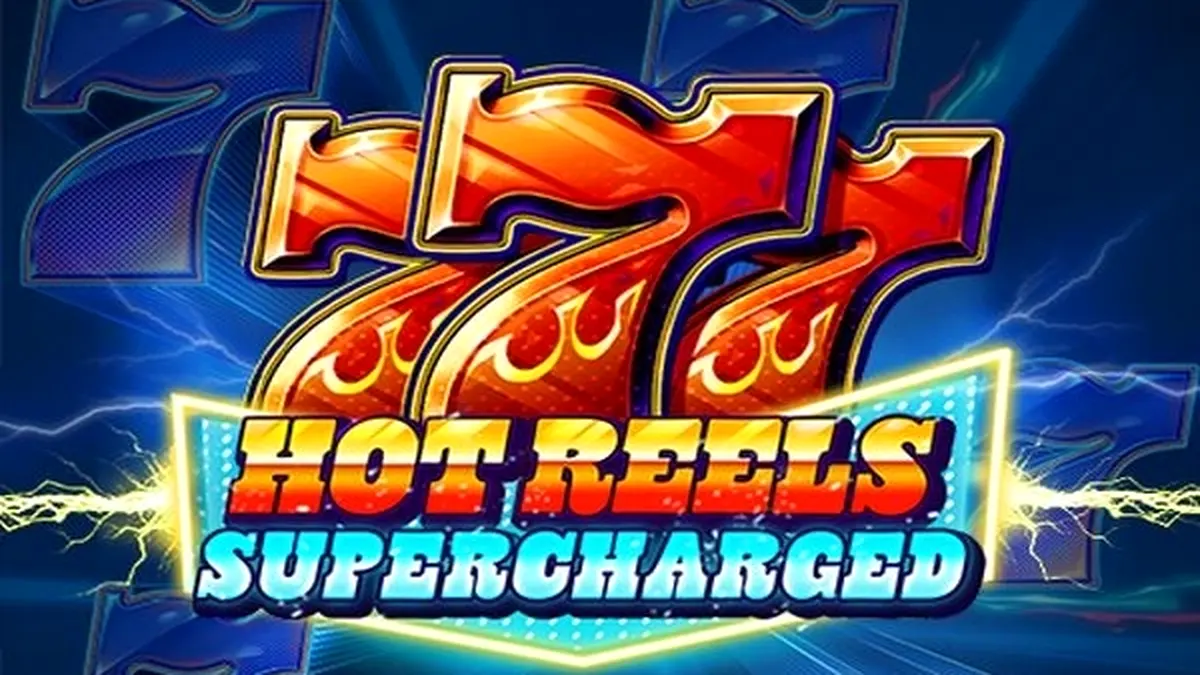 Tampilan antarmuka permainan slot 777 Hot Reels: Supercharged dengan simbol buah yang cerah